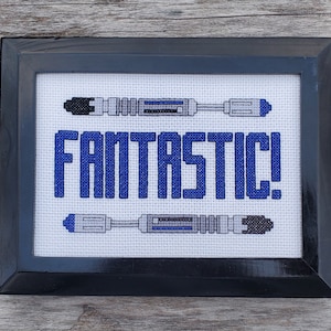 Fantastic 9th Doctor Cross Stitch Pattern - Doctor Who - PDF Pattern