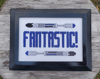 Fantastic 9th Doctor Cross Stitch Pattern - Doctor Who - PDF Pattern