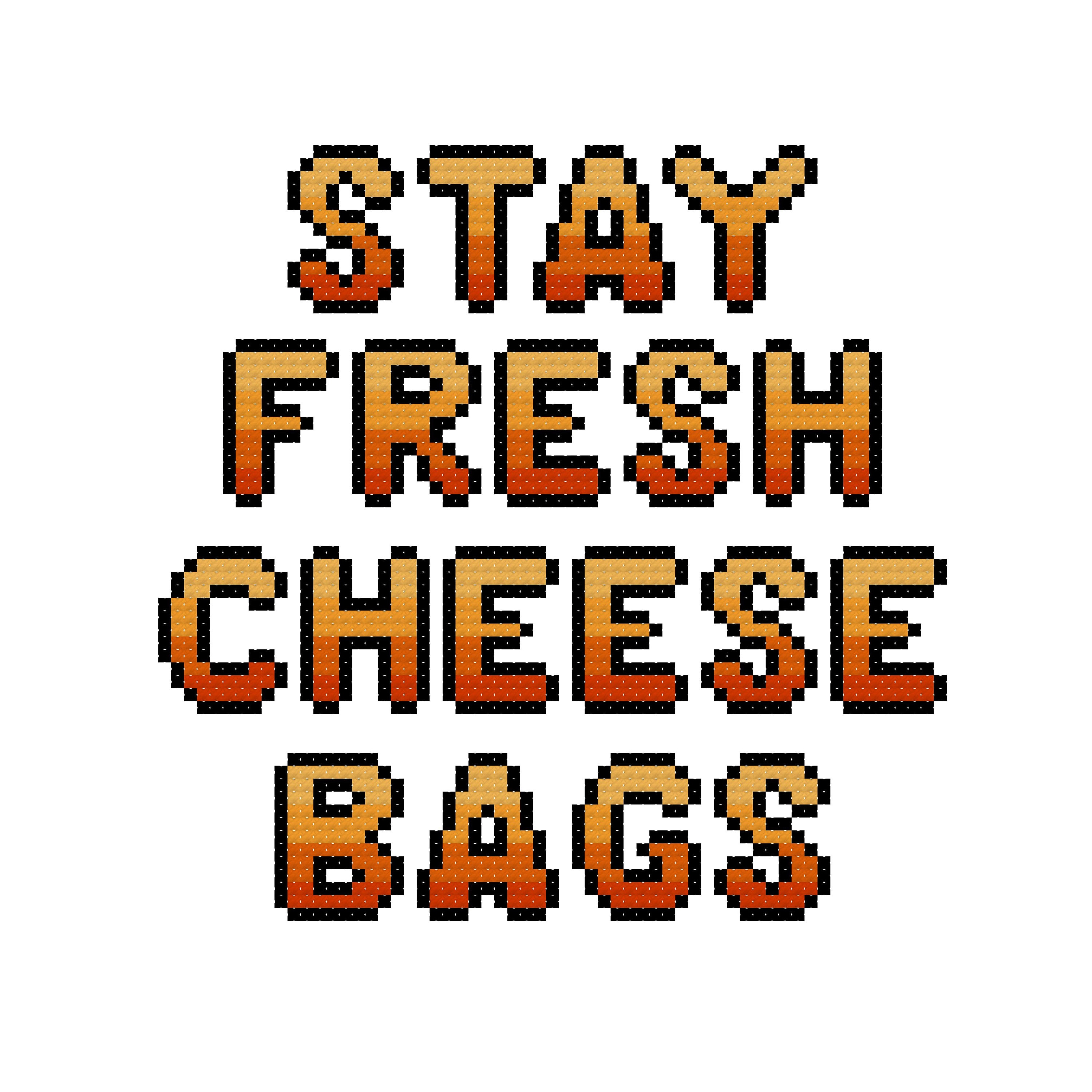 Stay Fresh Cheese Bags Cross Stitch Pattern - PDF Pattern - Etsy