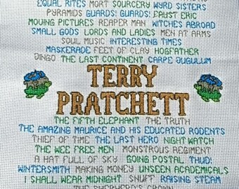 Discworld Terry Pratchett Books Collection Pattern - PDF Pattern