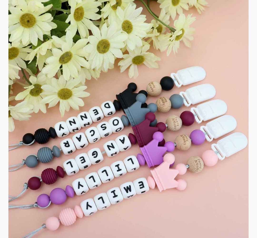 Customize Pacifier Holders Etsy