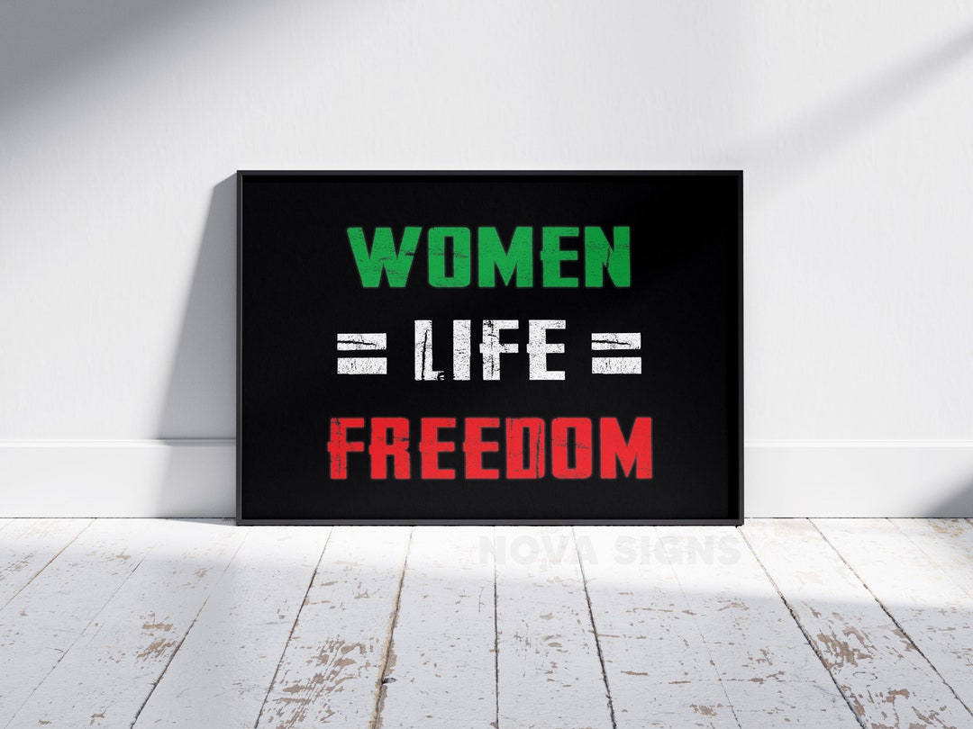 Women Life Freedom Equal Rights Wall Art / Poster Etsy