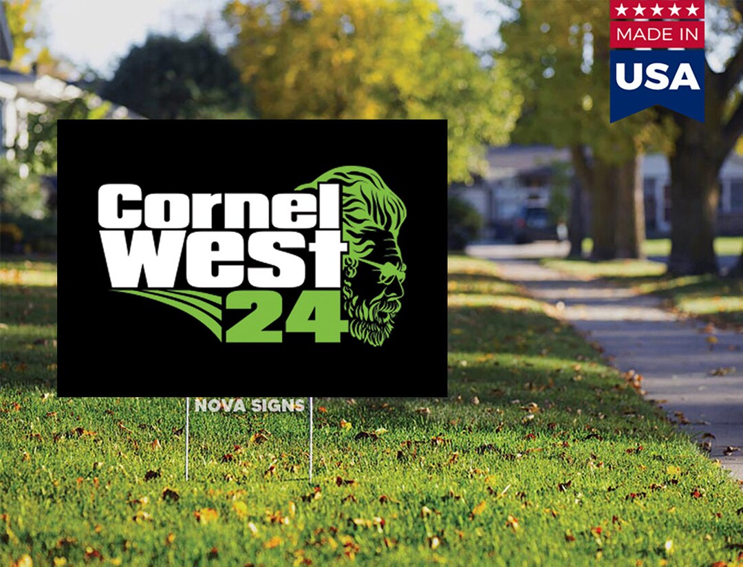 Cornel West for President 2024 Yard Sign With Hstake weatherproof Etsy