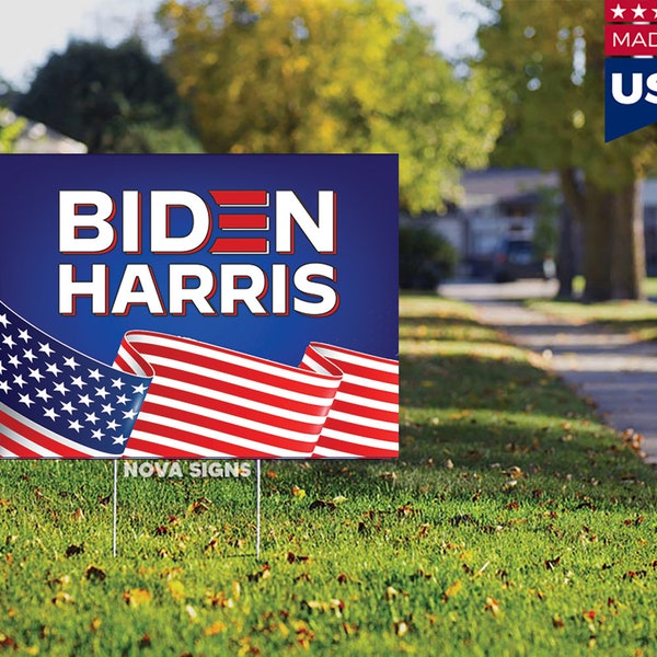 Biden Harris 2024 Yard Sign Etsy