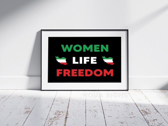 Women Life Freedom Poster / Wall Art / Quality Prints