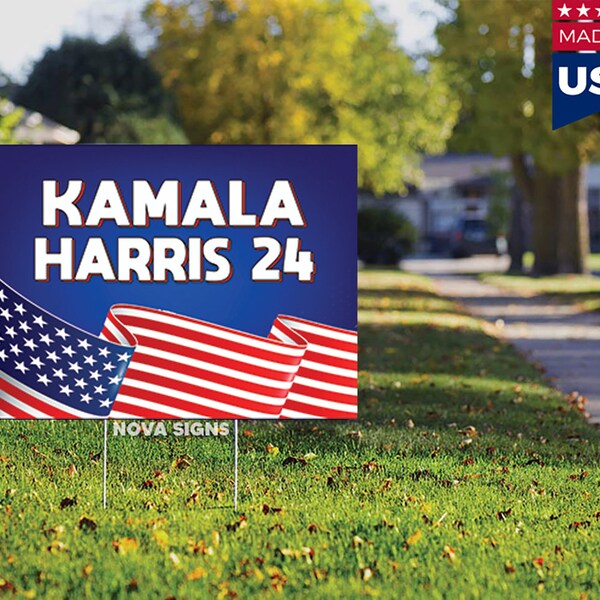 Kamala Harris 2024 Yard Sign Etsy