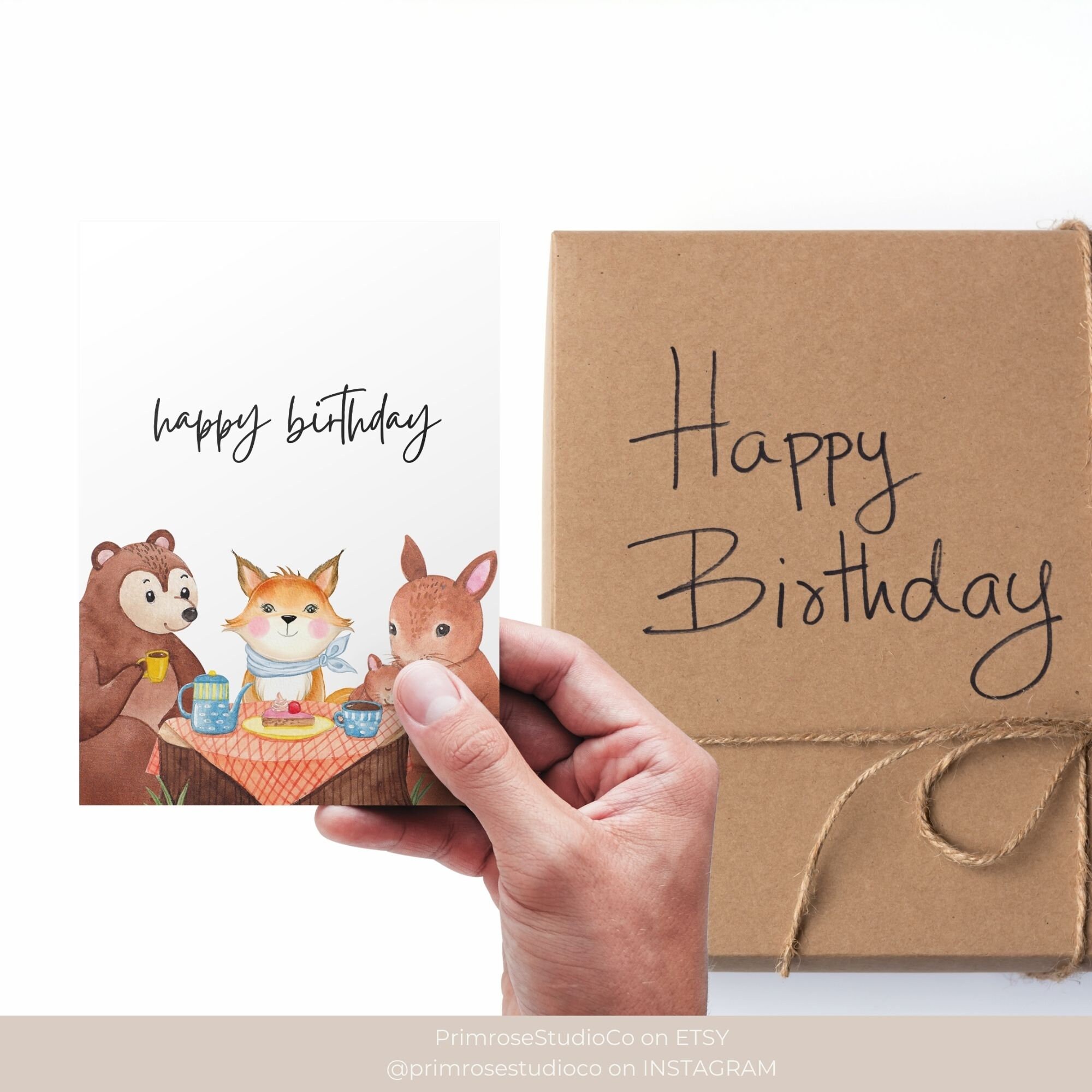 Birthday Cards Digital Printable Download Birthday Gift - Etsy