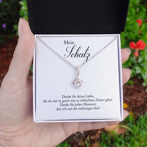 Valentine's Day Gift, Anniversary Gift, Gift Wife, Gift Partner, Necklace for Wife, Thank You for Your Love Allure Necklace image 4