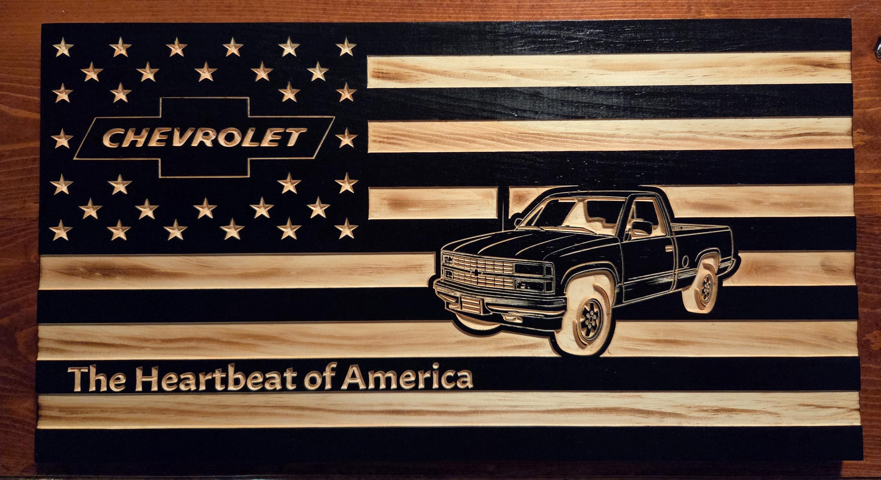 Wood Chevrolet Sign. - Etsy
