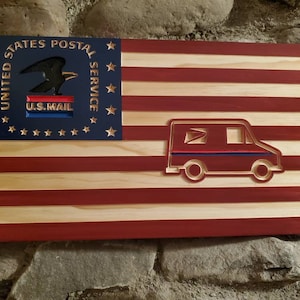 Mailman flag. Postmaster flag. Mailman&#39;s gift. Retirement gift. US Post Office. United States Post Office. USPS. Postmaster general.