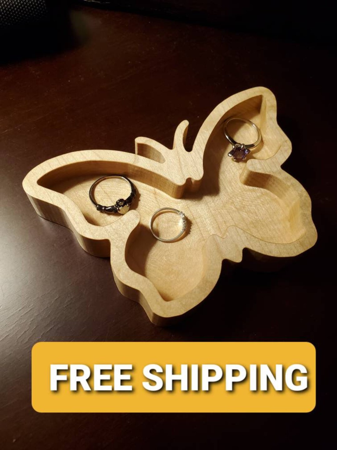 Butterfly Ring Dish. Engagement Ring Dish. Women's Gift. Etsy