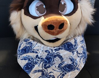 Blue Crabs Fursuit Bandana