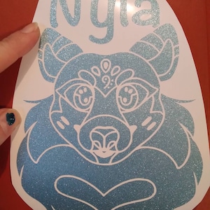 Custom Fursona Vinyl Decal