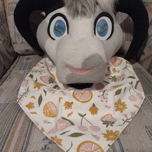 Pink Fruits Fursuit Bandana