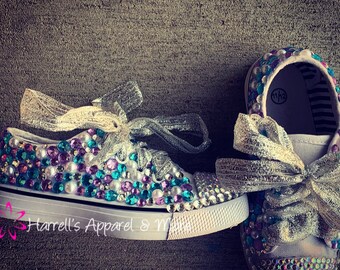 kids bling shoes