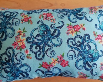 Octopus Travel pillow/ lumbar pillow with insert