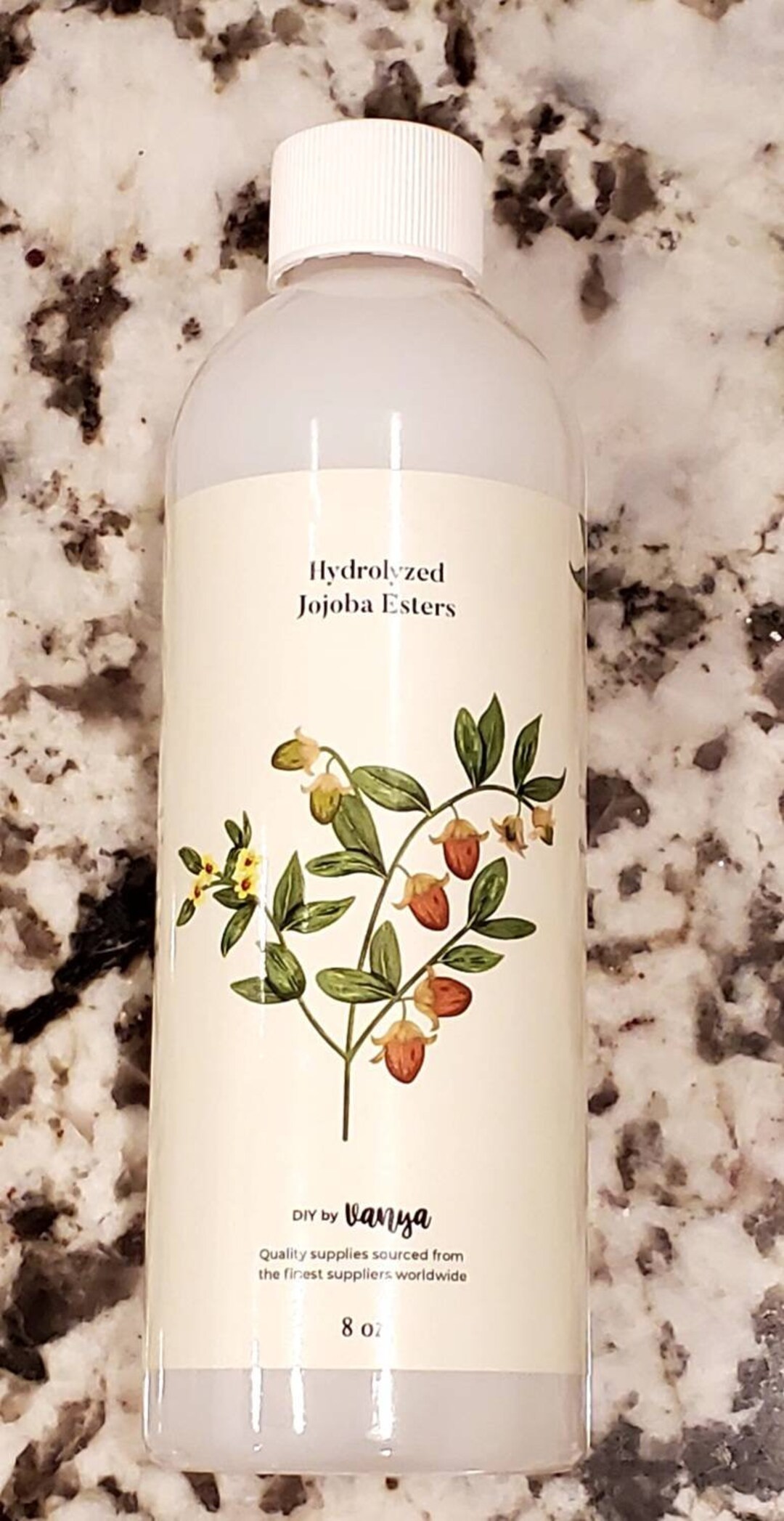 Hydrolyzed Jojoba Esters 8oz an Emoliant in Cosmetic Preparation Used