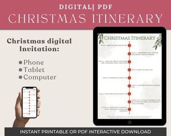Reisroute, digitaal of print pdf, digitale vakantieorganisator, reisplanner afdrukbaar, vakantieplanner, reisplanner paklijst