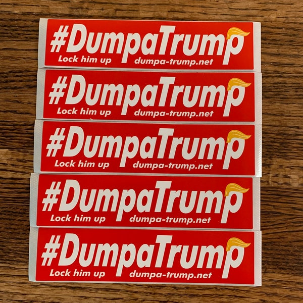 5 "Eggshell" #DumpaTrump Bumps