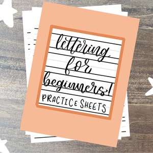 Calligraphy Practice Sheets (9 Pack)