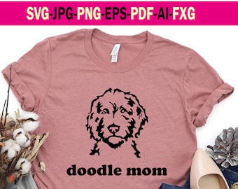 Doodle Mom Svg File. Doodle Mom Svg Png Pdf Jpg Eps Ai Fxg Files. Doodle Mom Digital Design File. Doodle Mom Svg For T-Shirt. Doodle Love.