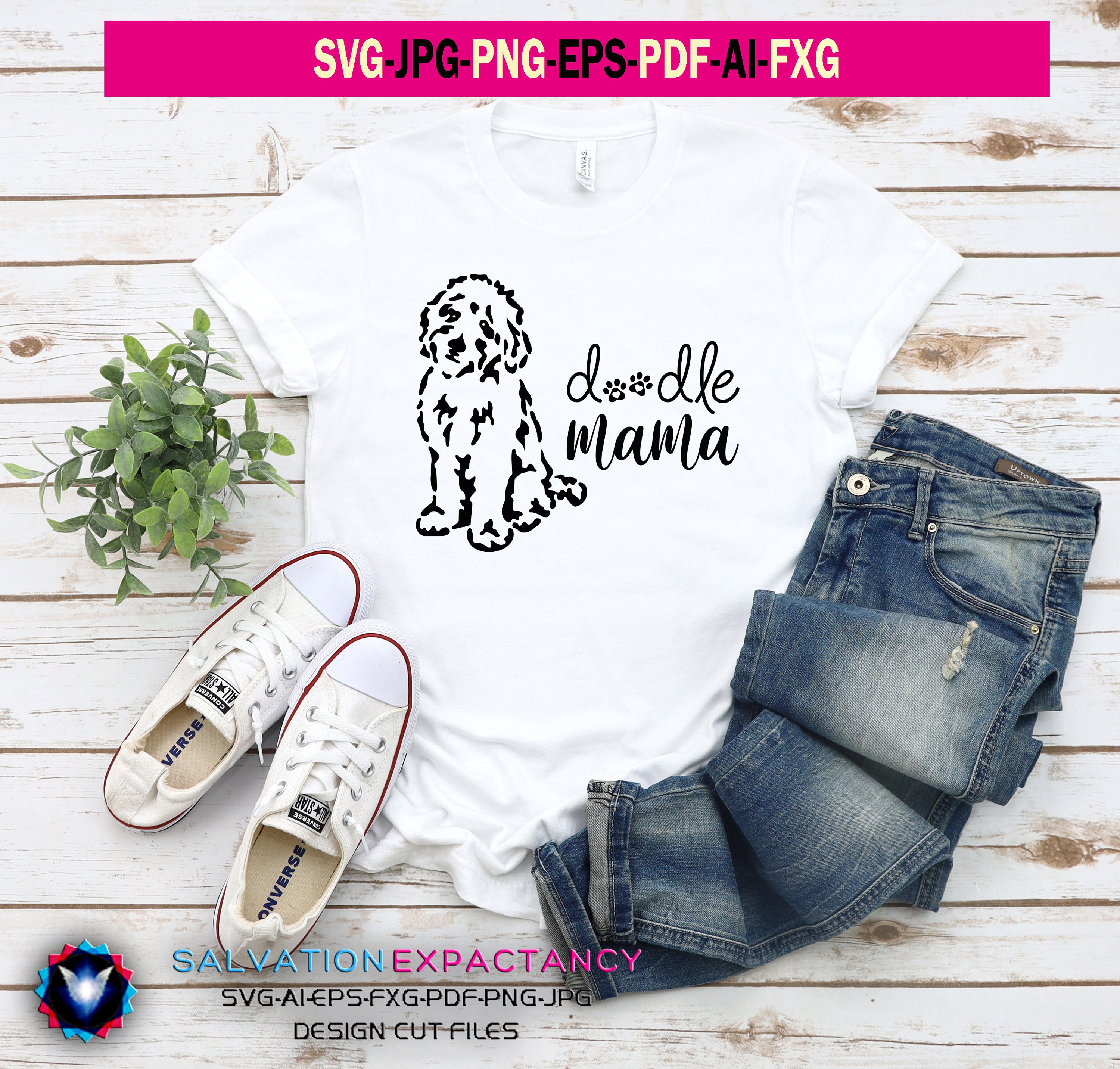 Doodle Mama Svg. Golden Doodle Mama Svg Png Pdf Jpg Ai Eps Fxg Files ...