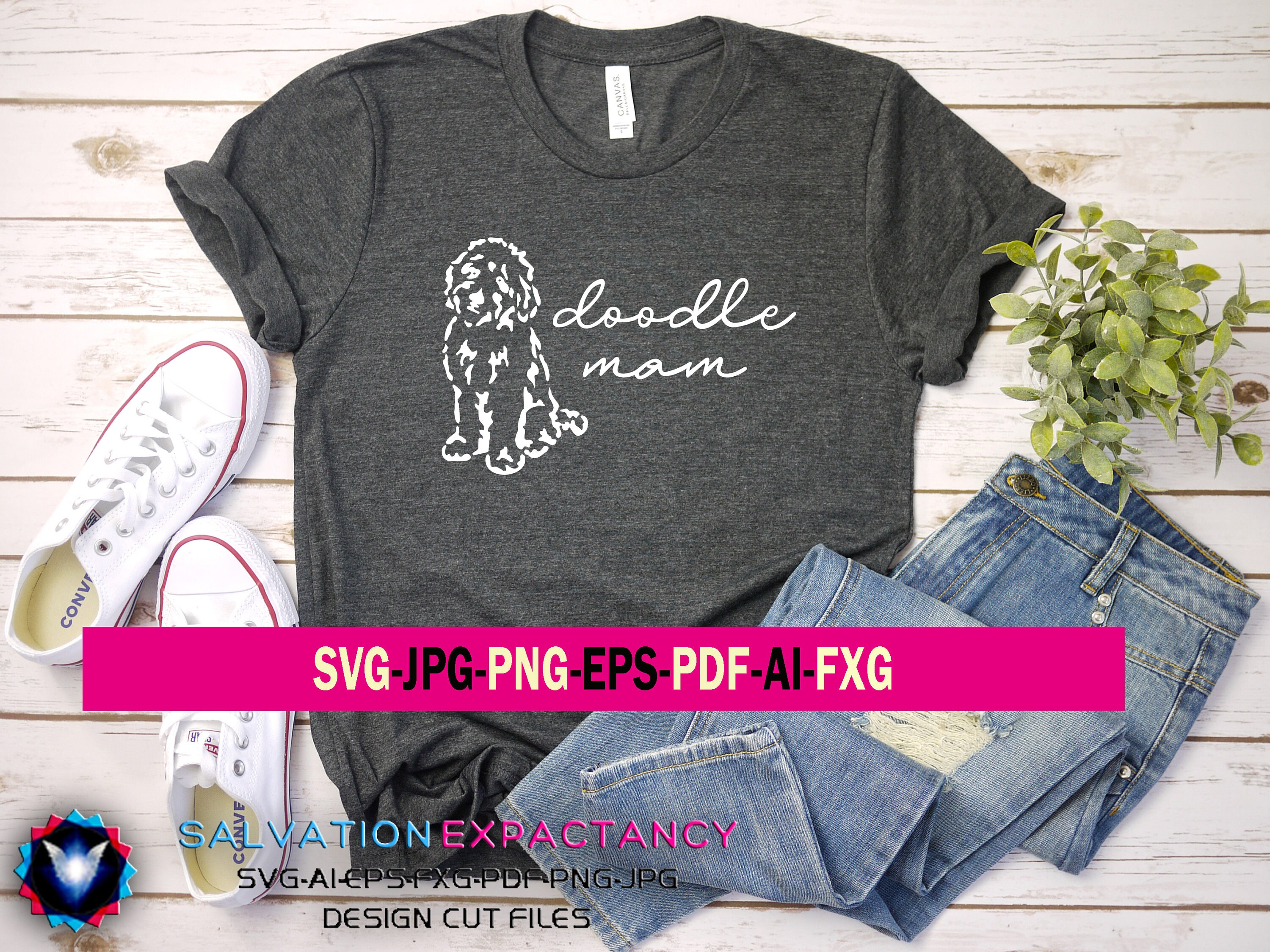 Download Doodle Mom Svg. Golden Doodle Mom Digital Design Cutting ...