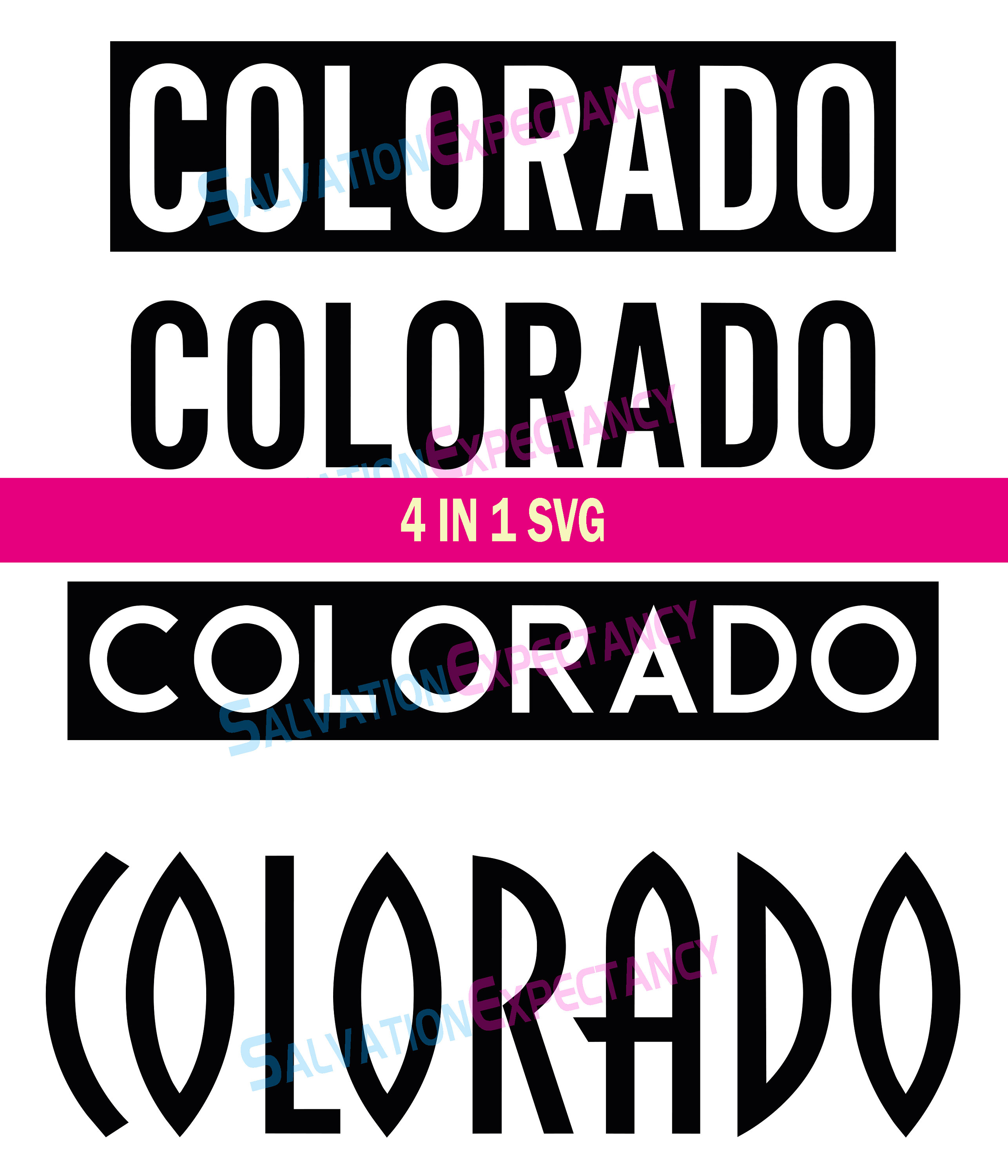 Colorado Svg. Colorado State Lovers. Colorado 4 in 1 SVG Files ...