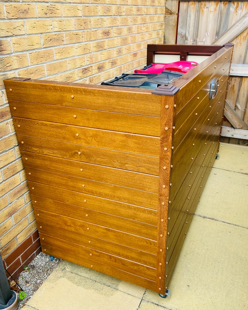 UPVC Wheelie Bin Covers. Plastic Wheely Bin Screens. Etsy