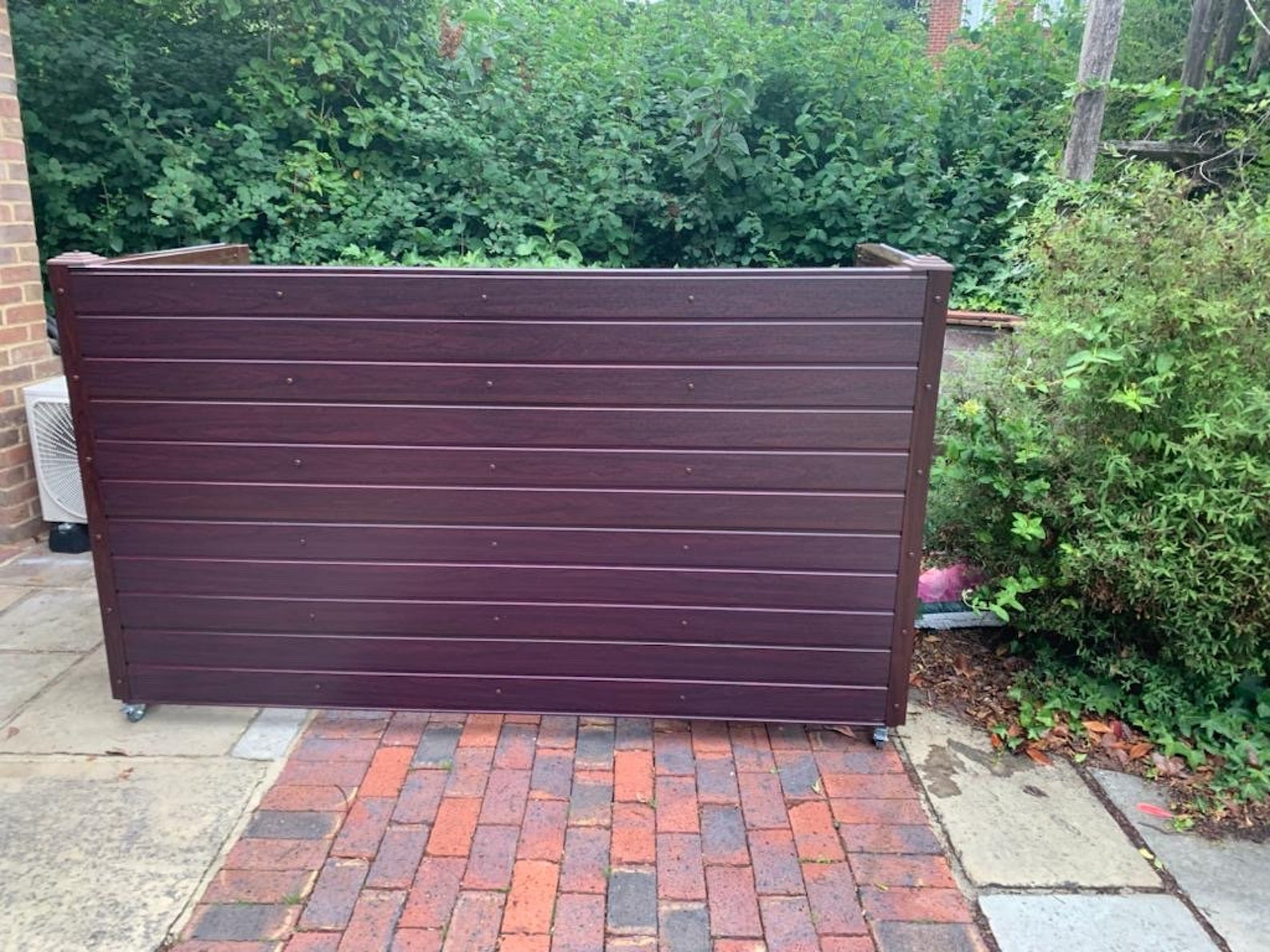 Triple UPVC Wheelie Bin Covers. Plastic Wheely Bin Screens. Etsy UK