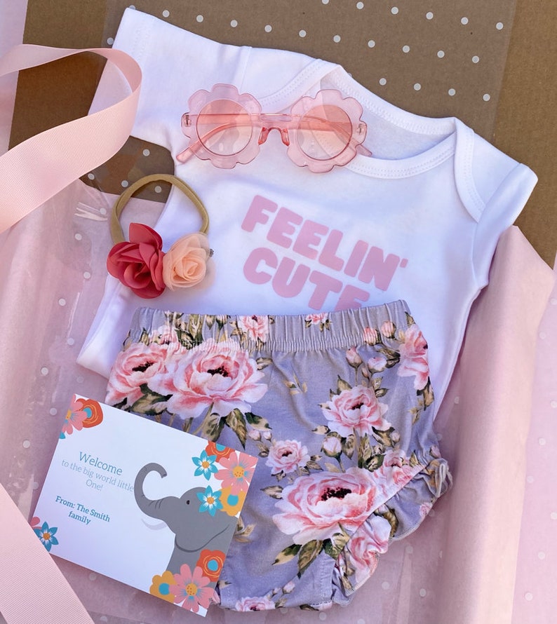 Baby Girl Gift Box Baby Shower Gift Baby Hamper Baby Etsy