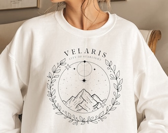 Acotar - Velaris Sweatshirt - Bookish Shirt, The City of Starlight, SJM Merch, A Court of Thorns and Roses, The Night Court, Court of Dreams
