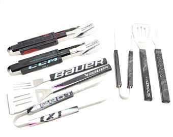 3-Piece Hockey Stick BBQ Set