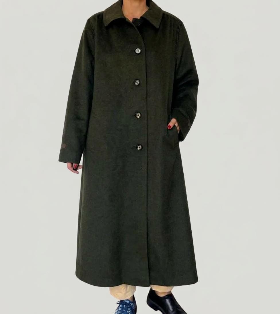 ジャケット・アウター 80s Austlia loden coat Vintage Austrian Loden Coat Womens - Etsy