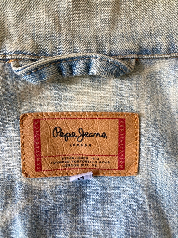 Vintage Woman Denim Jacket by Pepe Jeans London Unisex Blue Wash Denim Jean Jacket 1990s Size M Excellent Vintage Condition Etsy