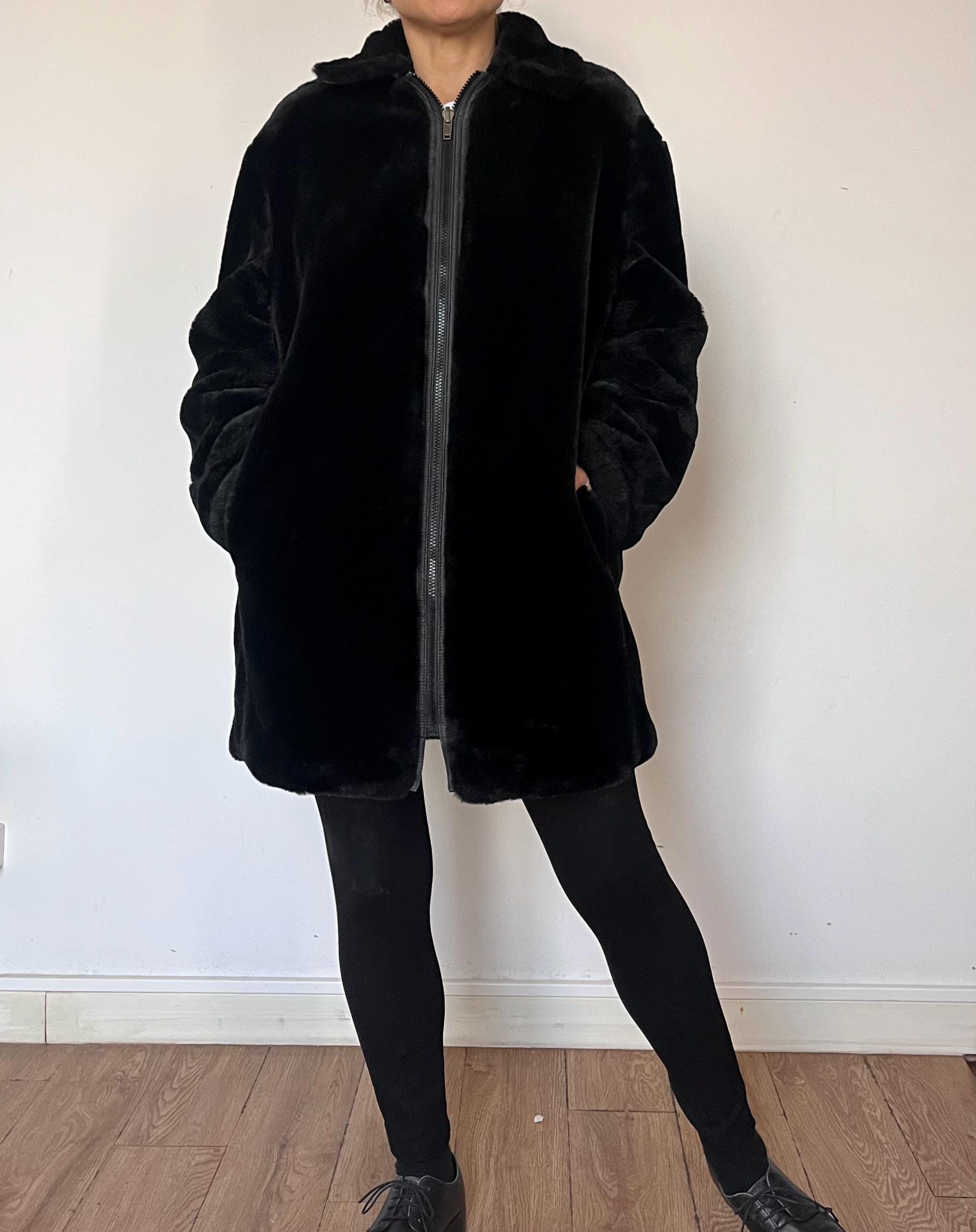 ジャケット・アウター Fendi Vintage Maglia Black Packable Coat Fendi Roma Monogram Black Reversible Jacket Large Vintage Fendi