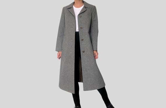 ヴィンテージ チロル ローデン ウールコート：オーストリア グレー