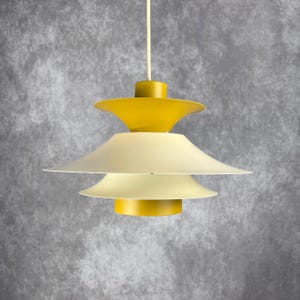 Vintage Lyfa Lyda Ceiling Lamp: Danish Modern Pendant Light, 1970s