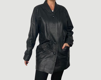 ジャケット・アウター Vnintage leather mods coat Vtg 60's Mod Sz S,leather Coat,sz S-M, 50's Westside Story