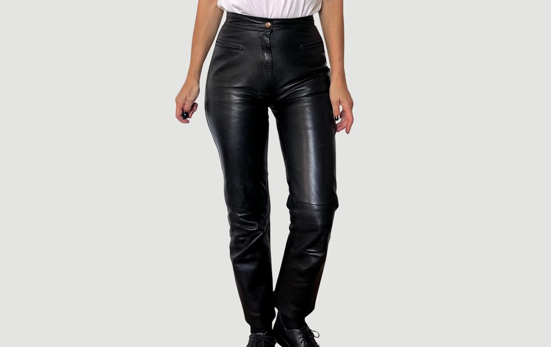希少】99aw archive agnesb. leather pants