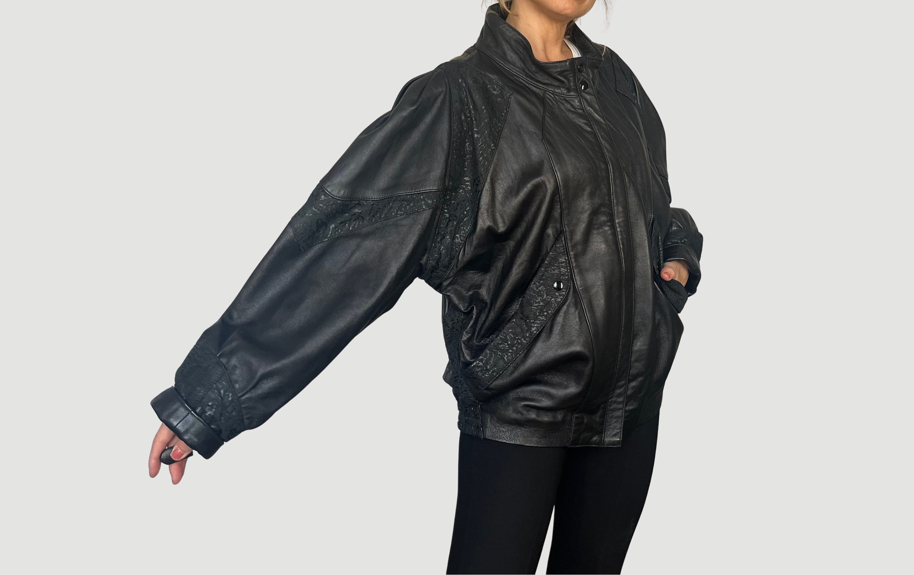 Marco pierguidi leather jacket deals