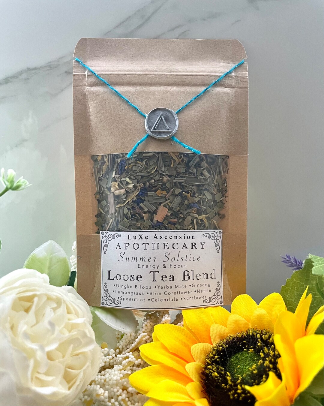 Summer Solstice Energy And Focus Herbal Tea Blend Organic & Homegrown ...