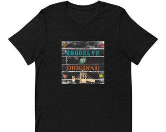 Brooklyn Original-skjorta, Brooklyn New York-skjorta, Retro Brooklyn-skjorta, Brooklyn Pride-skjorta, New York-souvenir, Kortärmad unisex-t-shirt