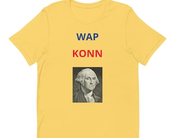 Haiti Shirt, Wap Konn JOJ Shirt, Haitian Quote Tee, Haitian Flag Shirt, Haitian Gift Shirt, Georges Washington Short-sleeve unisex t-shirt