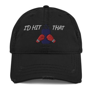 Boxing Hat, Boxing Fan Hat, Funny Boxing Hat, Sarcastic Hat, Boxing Gloves Hat, Punching Bag Hat, Boxing Gift Hat, Distressed Dad Hat