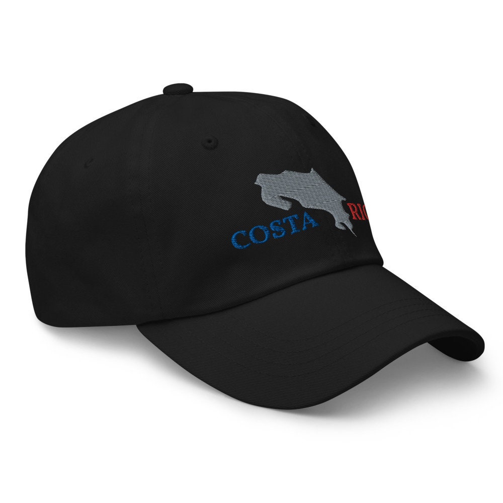 Costa Rica Hat, Costa Rica Map Hat, Costa Rican Flag Hat, Costa Rica