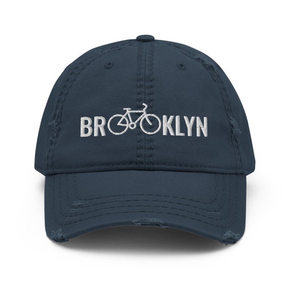 Brooklyn Cycling Hat Brooklyn Bicycle Hat Brooklyn New York Hat Brooklyn Bike Hat Cycling Culture Hat Brooklyn Gift Hat Distressed Hat Etsy Australia