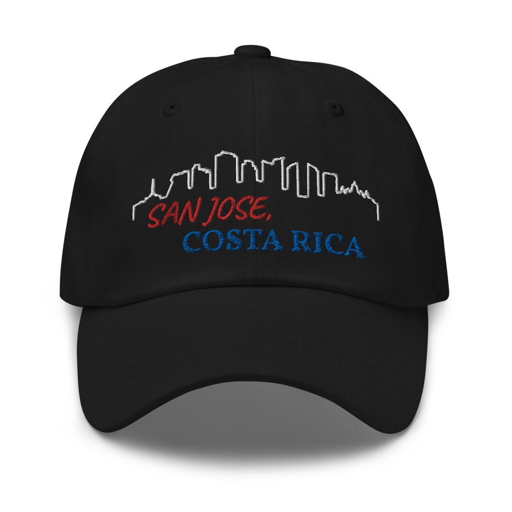 San Jose Costa Rica Hat, San Jose Skyline Hat, Costa Rican Flag
