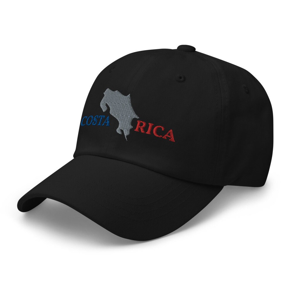 Costa Rica Hat, Costa Rica Map Hat, Costa Rican Flag Hat