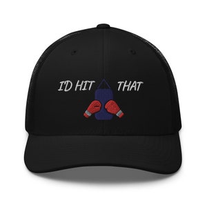 Boxing Hat, Boxing Fan Hat, Funny Boxing Hat, Boxing Gloves Cap, Punching Bag Hat, Boxing Gift Hat, Boxing Trucker Cap, Boxing Mesh back Hat